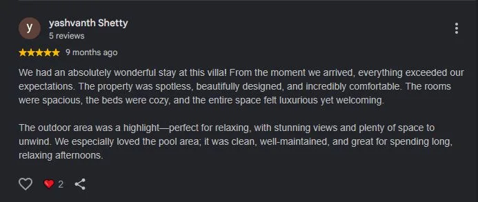 Google review screenshot for ECR Sapphire