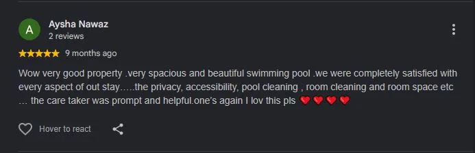 Google review screenshot for ECR Sapphire